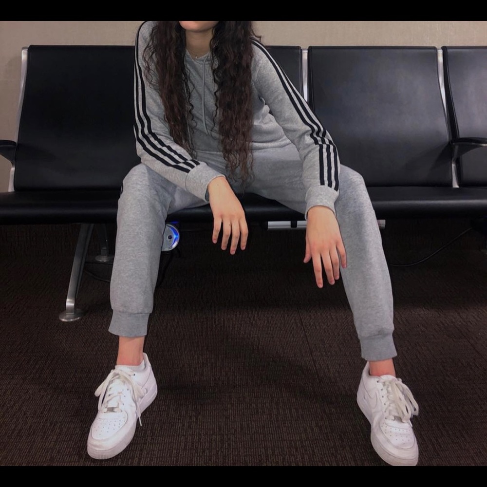 Adidas hoodie and jogger set
